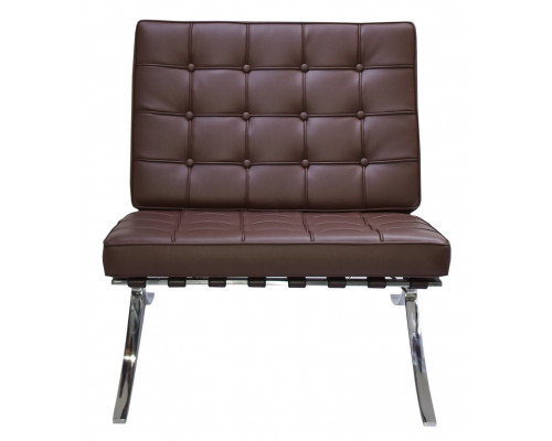 Кресло BARCELONA CHAIR коричневый