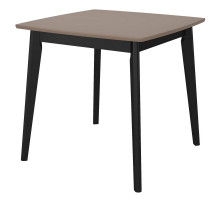 Стол Marcel 80x80х76см, Кофе, чёрный